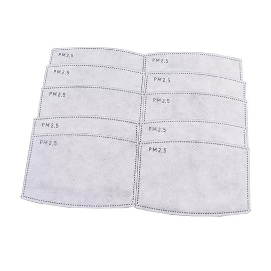 MASKS-PM2.5 FACE MASK DISPOSABLE FILTERS 10PK